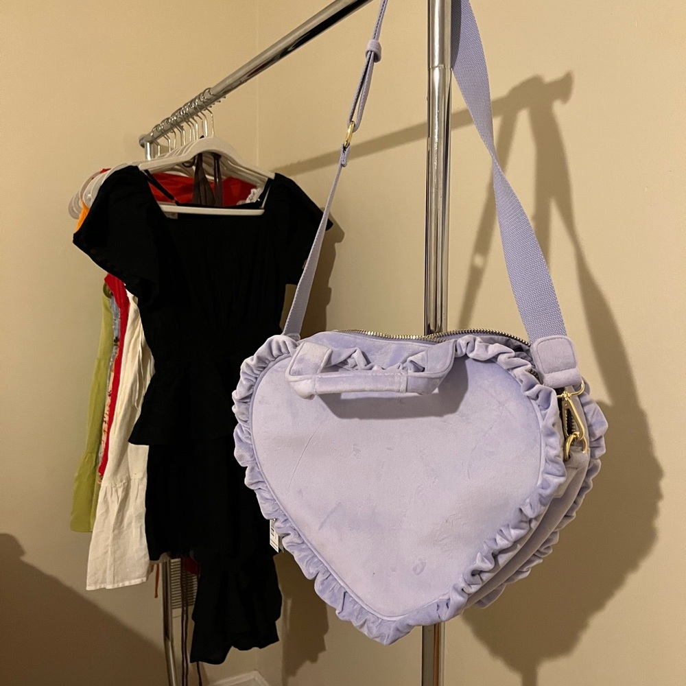 Stoney Clover Lane Velvet Heart Bag
